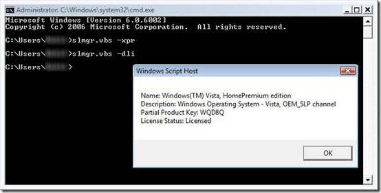 Проверка подлинности Windows XP. Slmgr /DLI. Microsoft подлинность